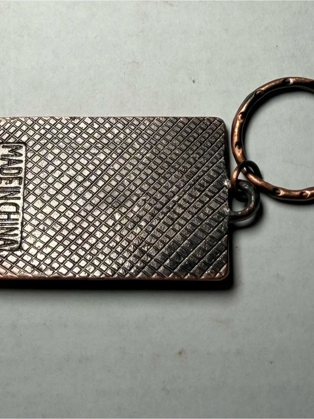 Vintage Crazy Girls Riviera Resort and Casino Bronze Keychain